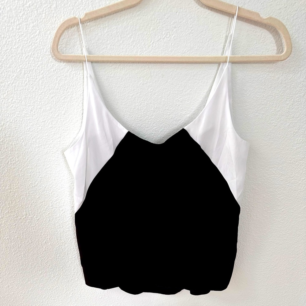 Black and White Women's Tank Top